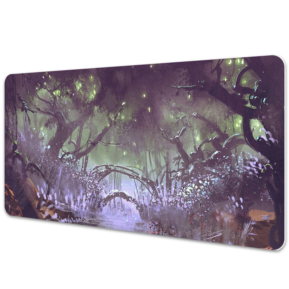 Ochronna podkładka na biurko Mroczny las 90x45 cm