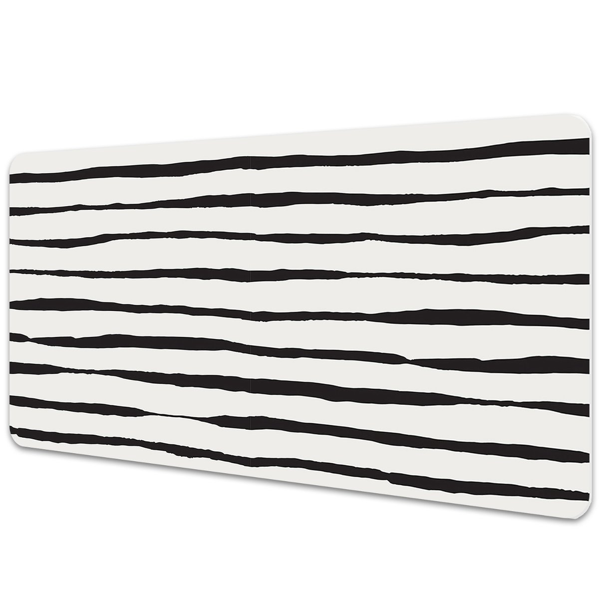 Podkładka mata ochrona biurka Czarne linie 90x45cm