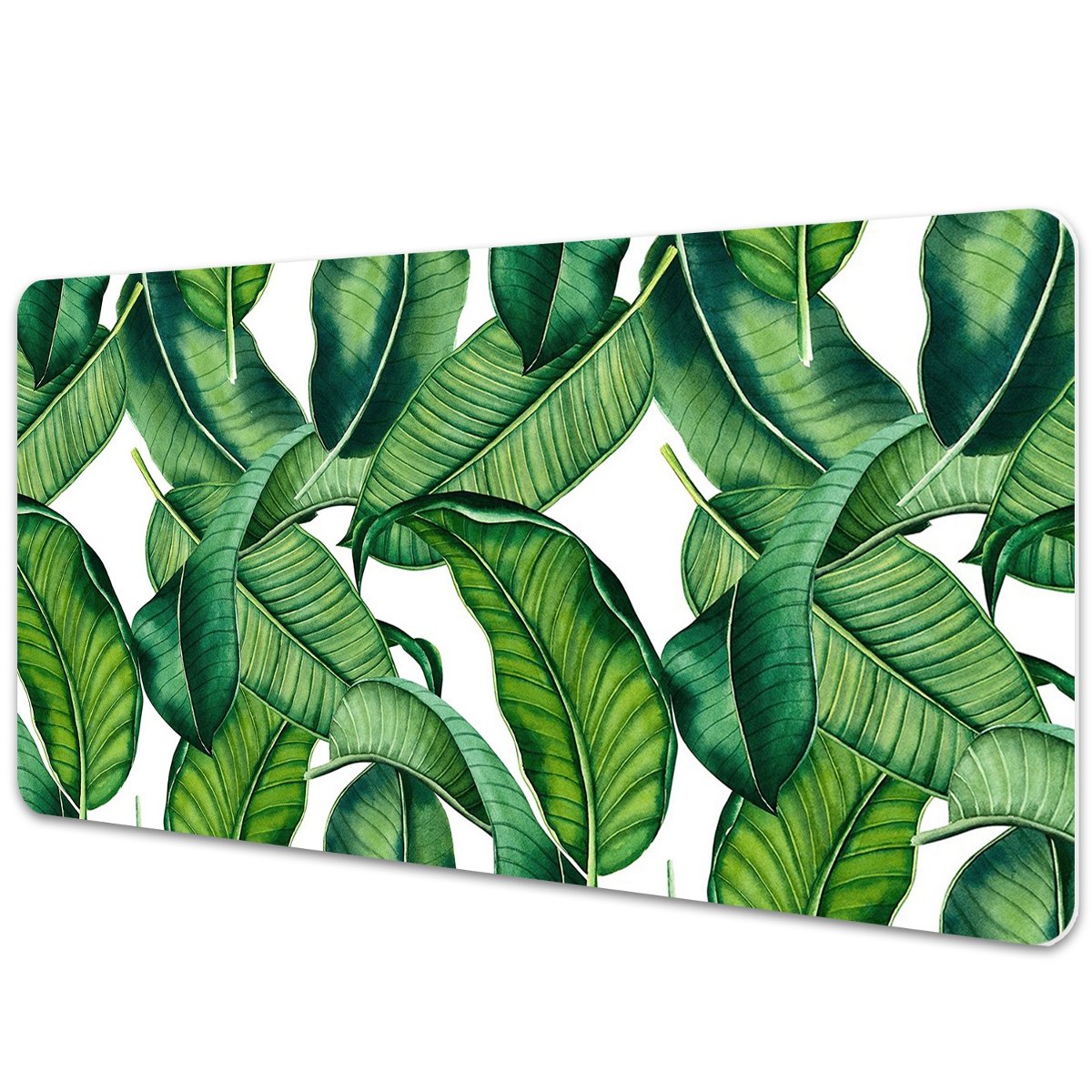Mata ochronna na blat Zielone duże liście 90x45 cm
