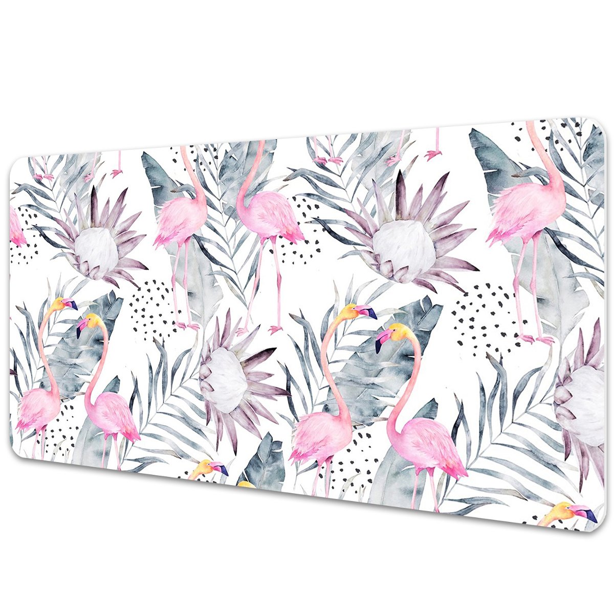 Podkładka pod mysz i klawiaturę Flamingi 90x45 cm