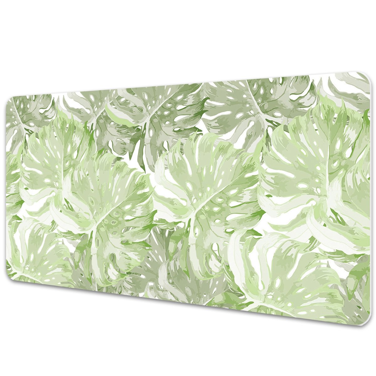 Ochronna mata na biurko Monstera Liście 90x45 cm