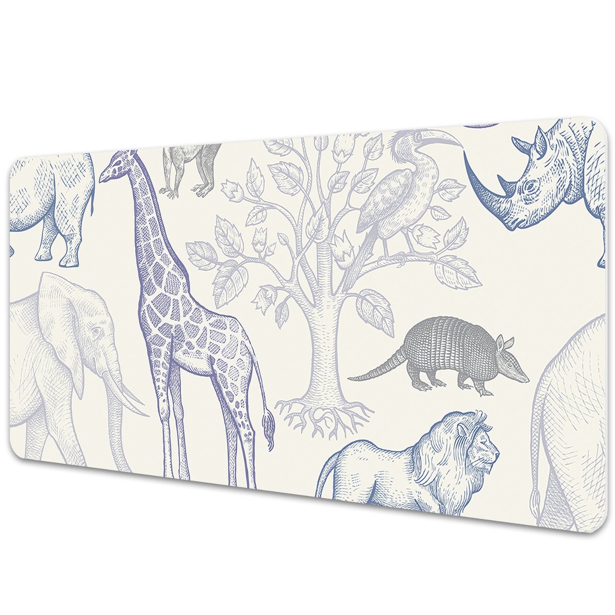 Mata ochronna na blat Zwierzęta Madagaskar 90x45cm
