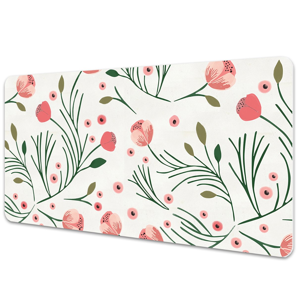 Podkładka mata ochrona biurka Vintage maki 90x45cm
