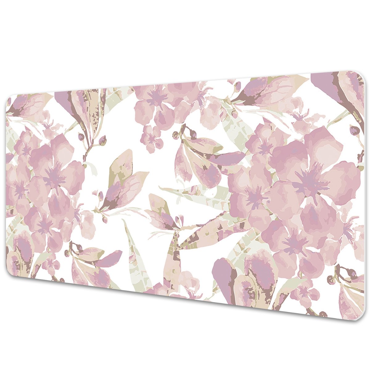 Podkładka na biurko Hibiskus blady róż 90x45 cm
