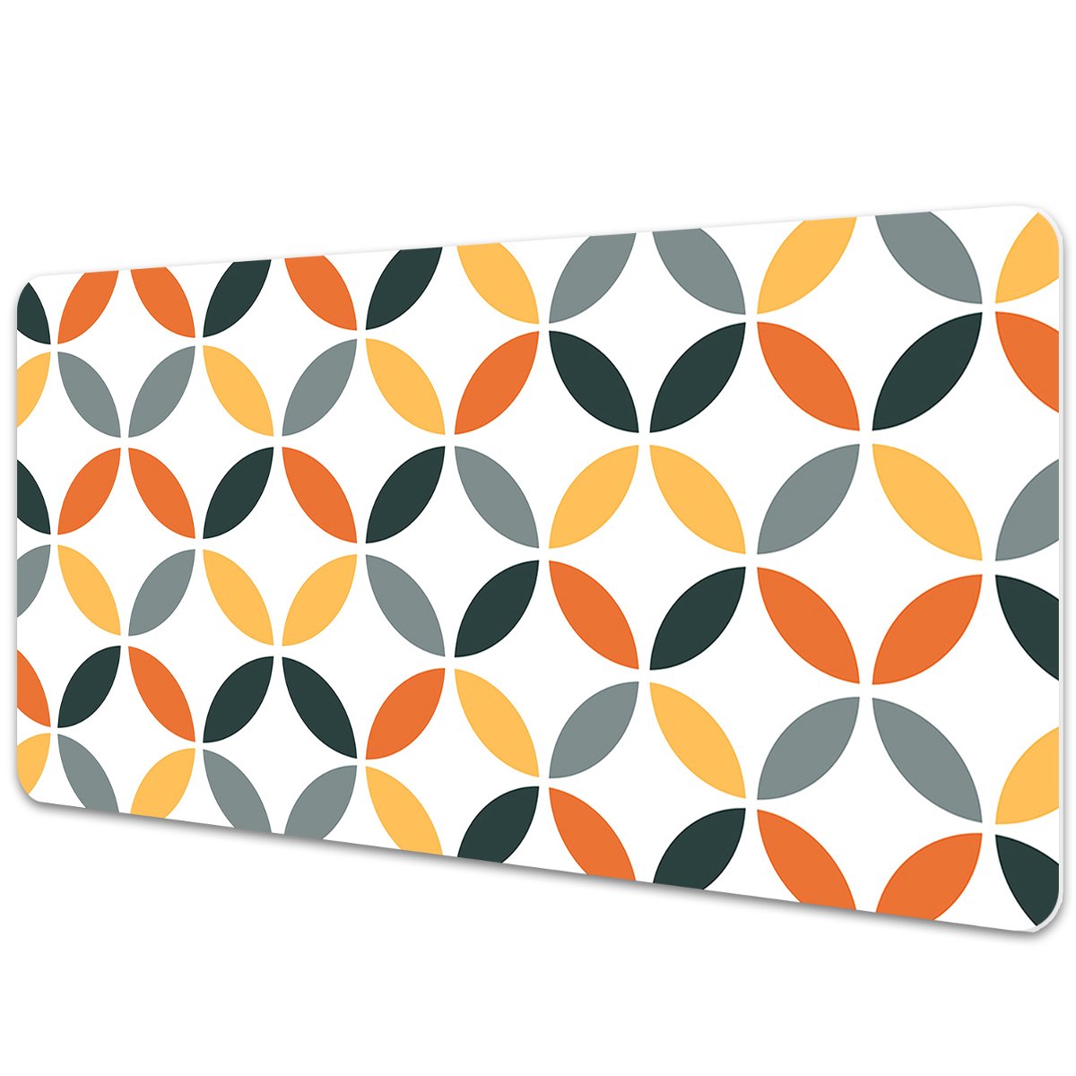 Duża podkładka na biurko Geometryczne koła 90x45cm