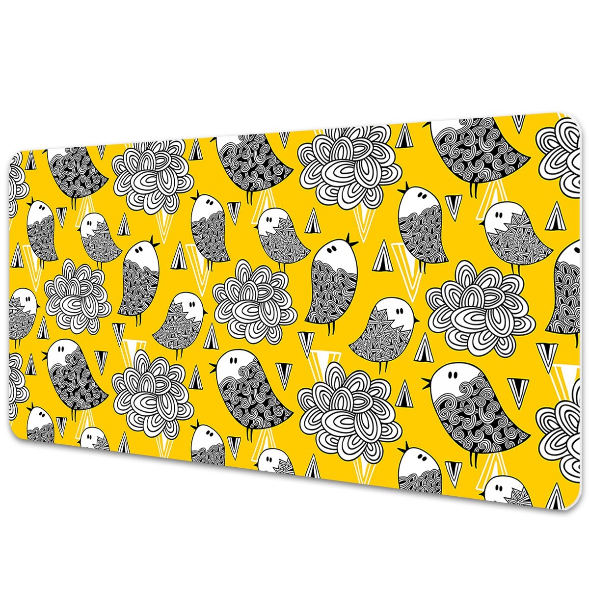 Podkładka mata ochrona biurka Doodle ptaki 90x45cm