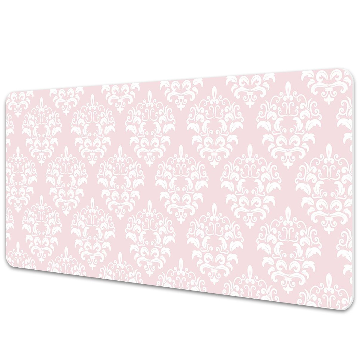 Mata ochronna z nadrukiem Różowy Damask 90x45 cm