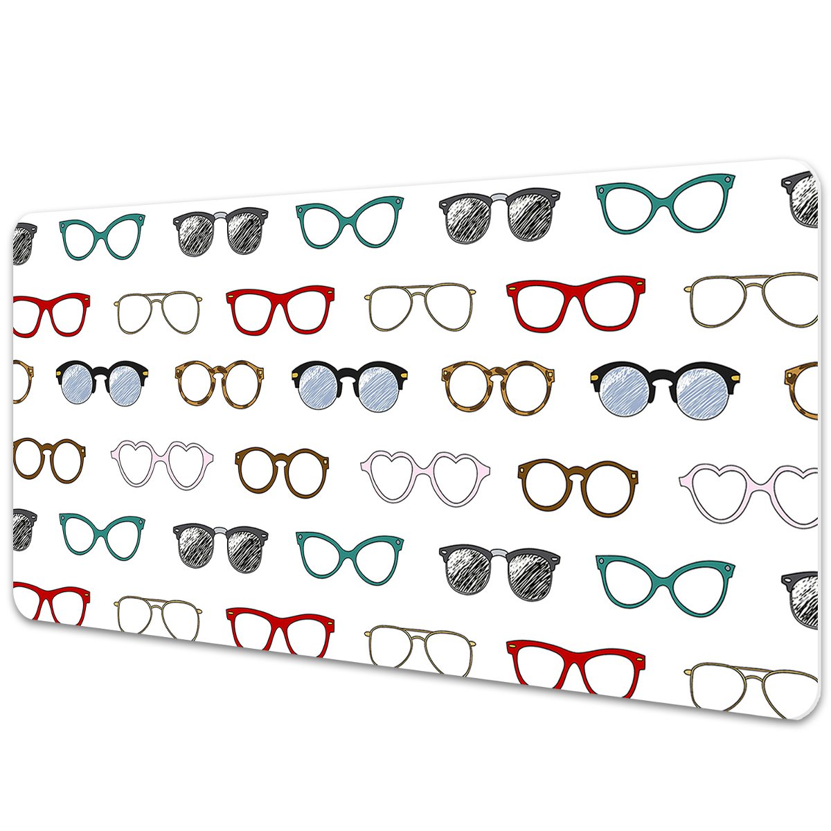 Mata ochronna z nadrukiem Retro okulary 90x45 cm