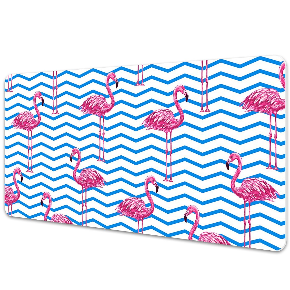 Podkładka pod mysz i klawiaturę Flamingi 90x45 cm