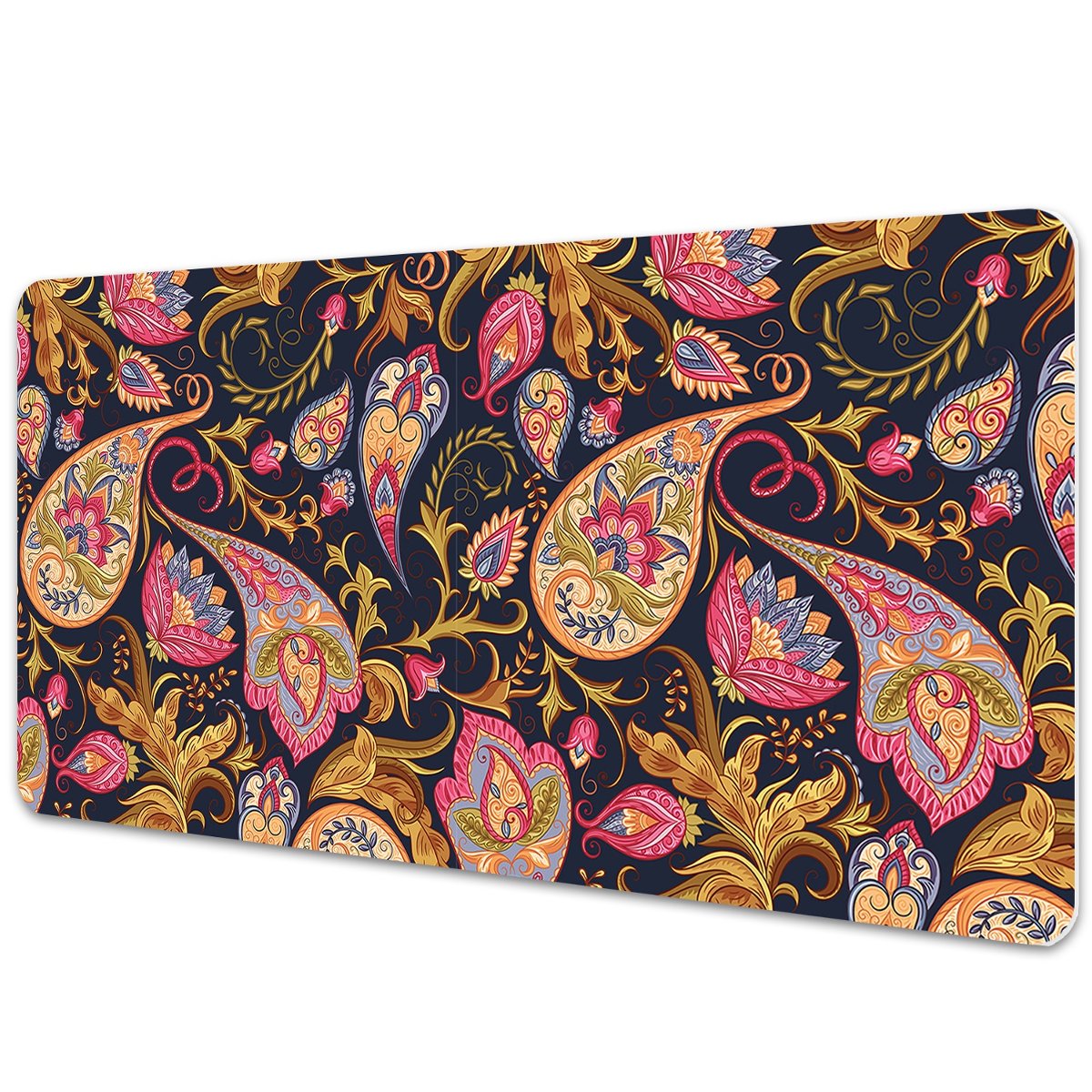 Mata ochronna na biurko Kolorowy Paisley 90x45 cm