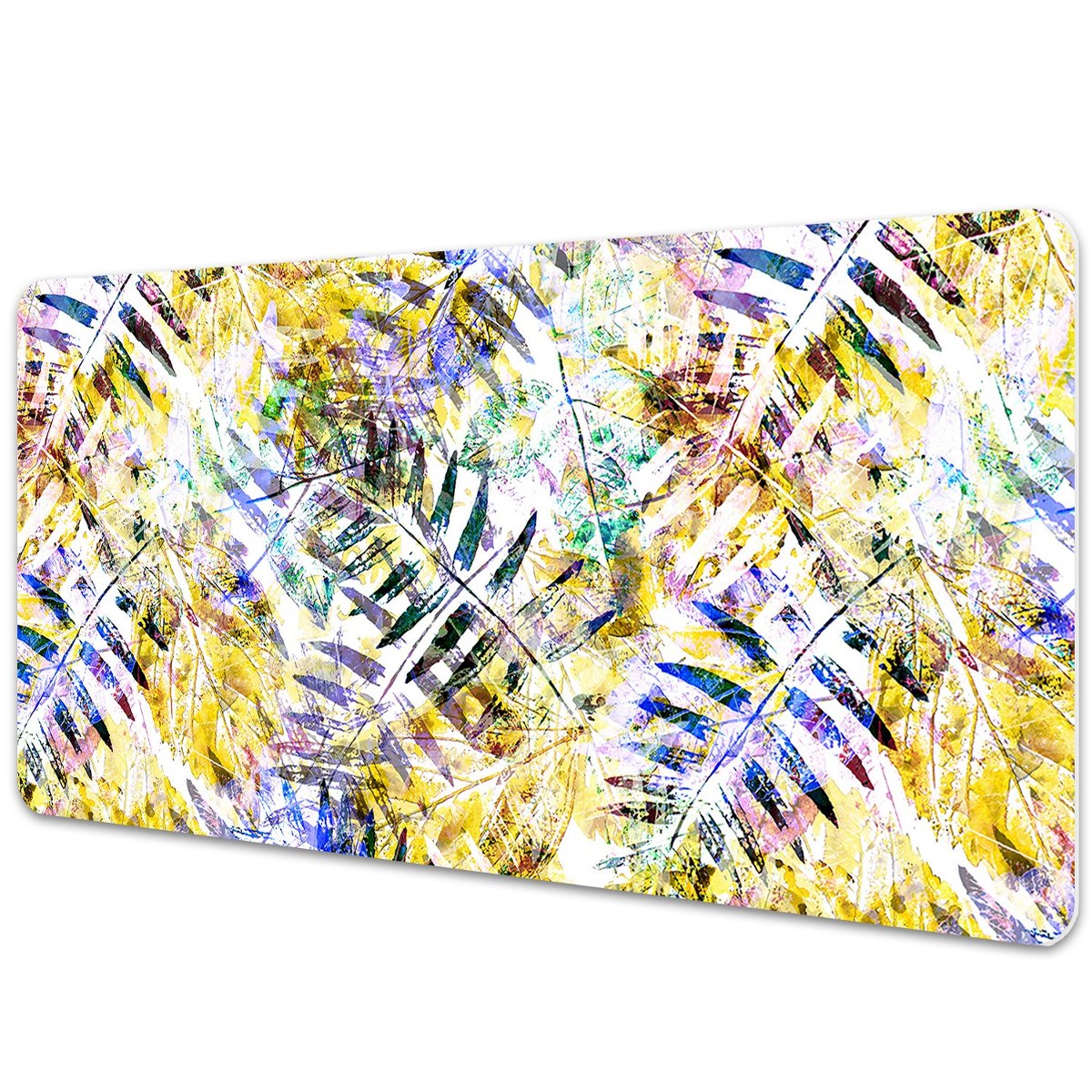 Podkładka mata ochrona biurka Złote liście 90x45cm