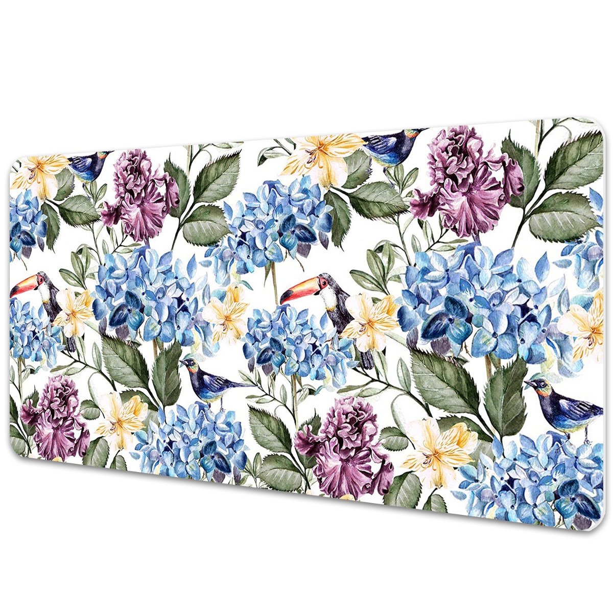 Podkładka mata ochrona biurka Kwiaty retro 90x45cm