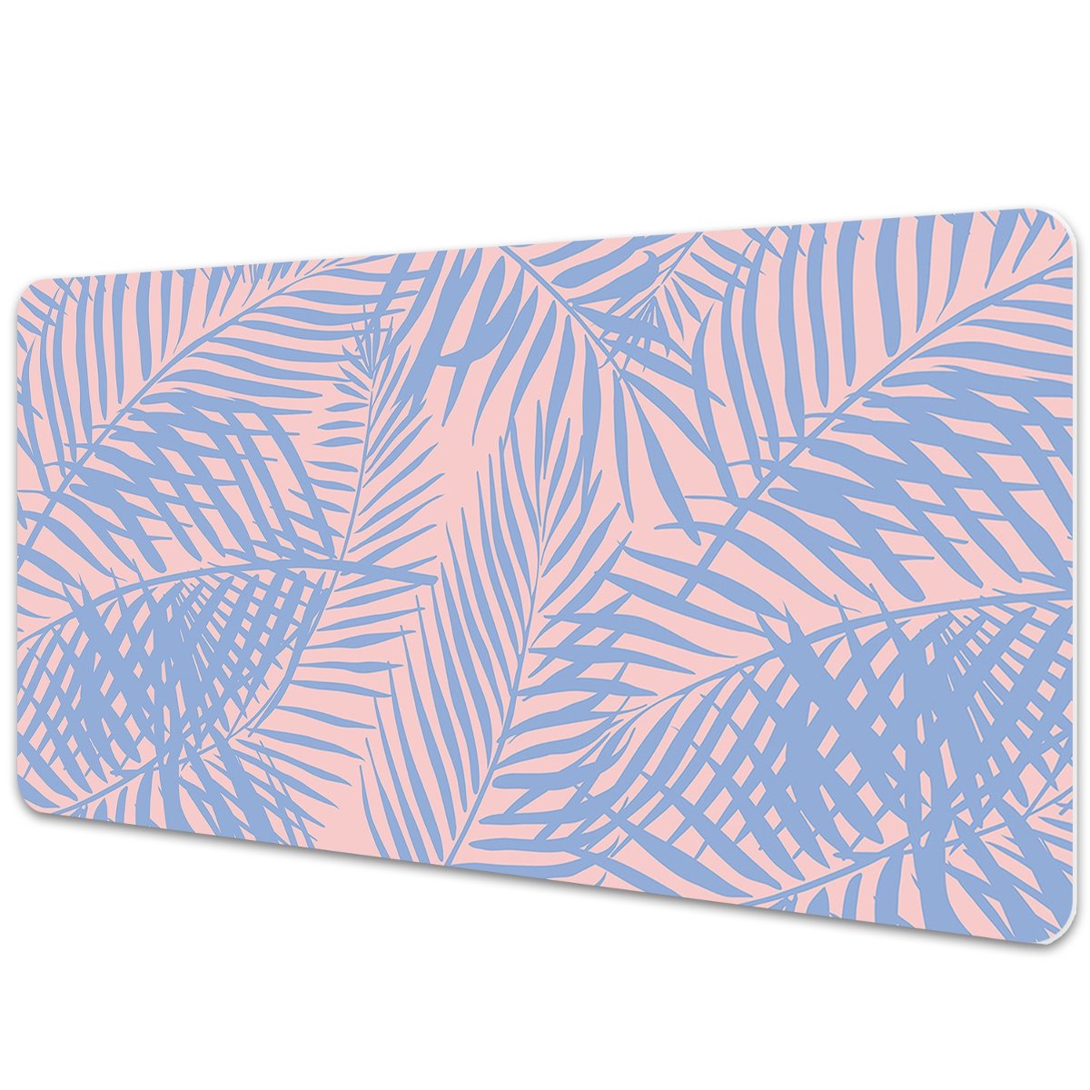 Mata z nadrukiem na biurko Palmowe liście 90x45 cm