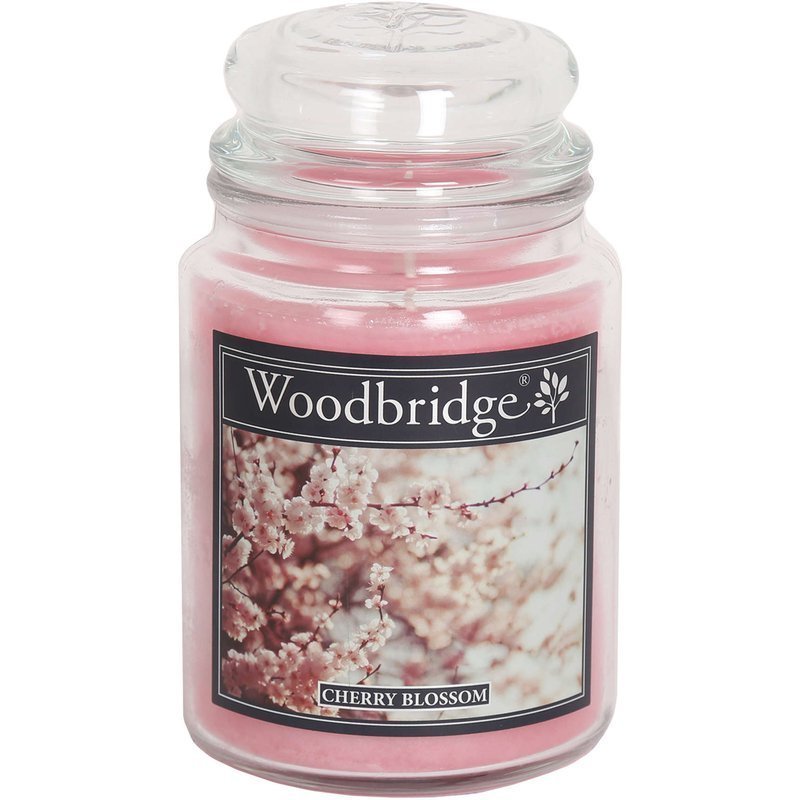 Woodbridge świeca zapachowa w słoju duża 2 knoty 565 g - Cherry Blossom