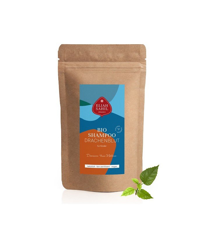Eliah Sahil, Szampon w proszku dla dzieci z żywicą smoczej krwi, naturalny, próbka, Zero Waste, 10 g