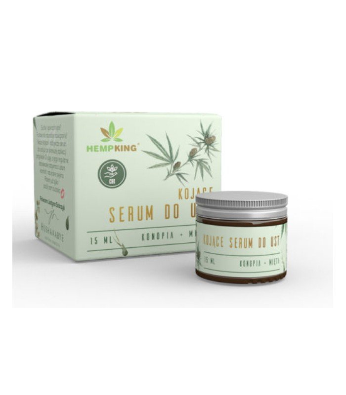 Kojące Serum Do Ust Konopie i Mięta Hempking 15ml