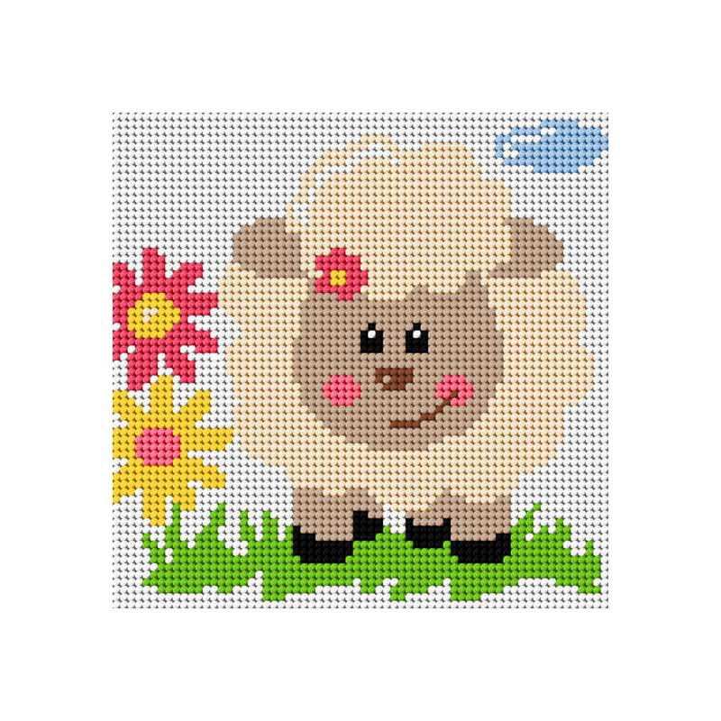 Ariadna, zestaw do haftu owieczka