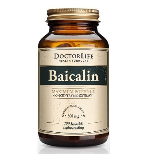 Doctor Life Doctor Life Baicalin tarczyca bajkalska 500mg suplement diety 100 kapsułek