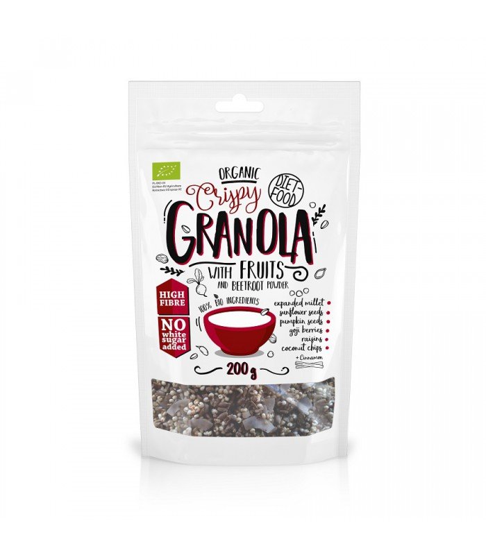 BIO GRANOLA OWOCOWA Z BURAKIEM 200G 5906660508199