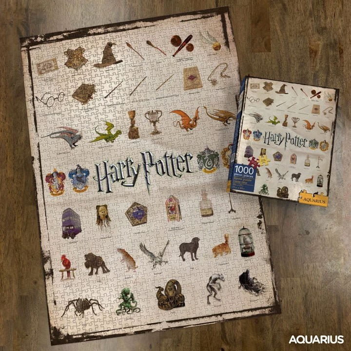 Aquarius, Harry Potter puzzle Infografika