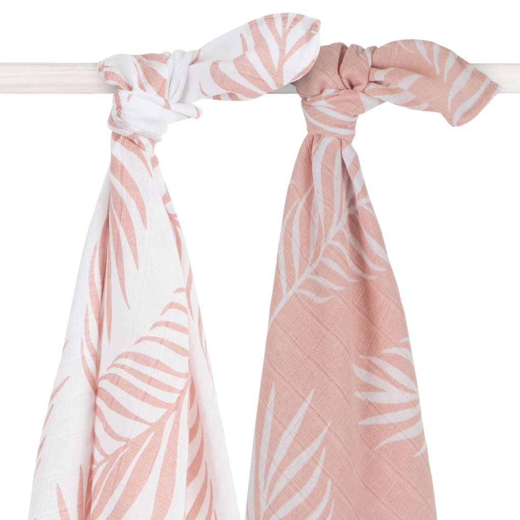 Jollein Hydrofilowe ręczniczki uniwersalne, 2 szt., natura, 115x115 cm