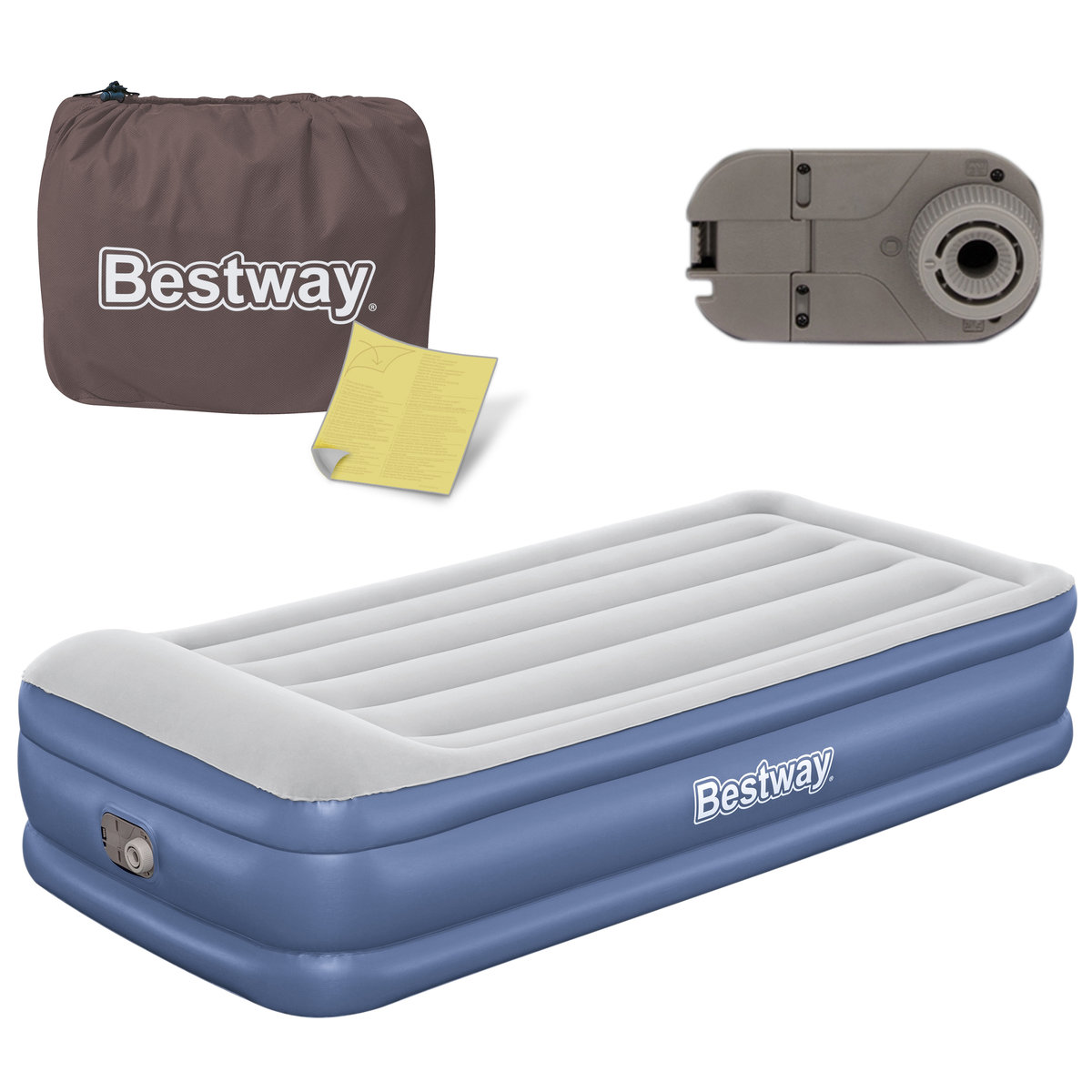 Bestway Materac welurowy łóżko 191x97x97cm Bestway 67628