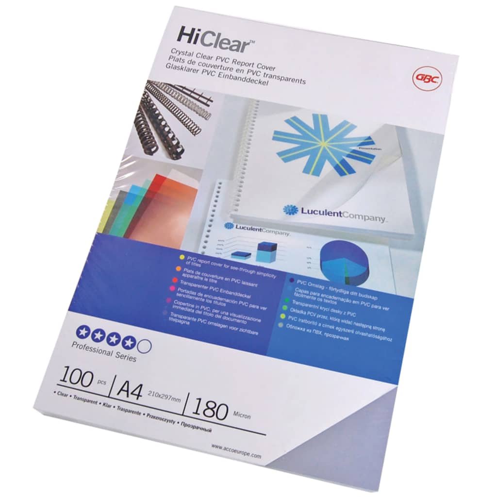 GBC CE012480 Okładki do bindowania HiClear CE012480