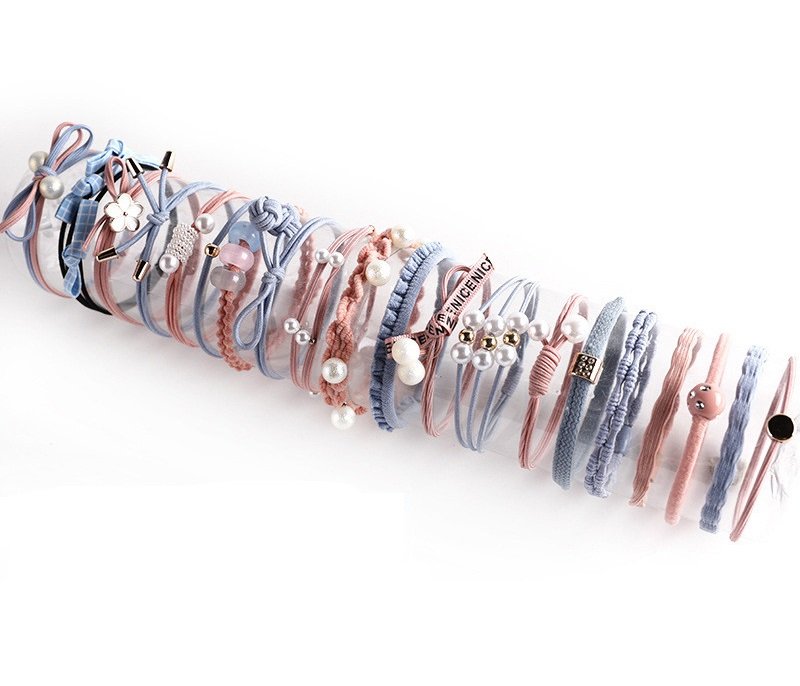 Zestaw ozdobnych gumek do włosów 20 szt frotki