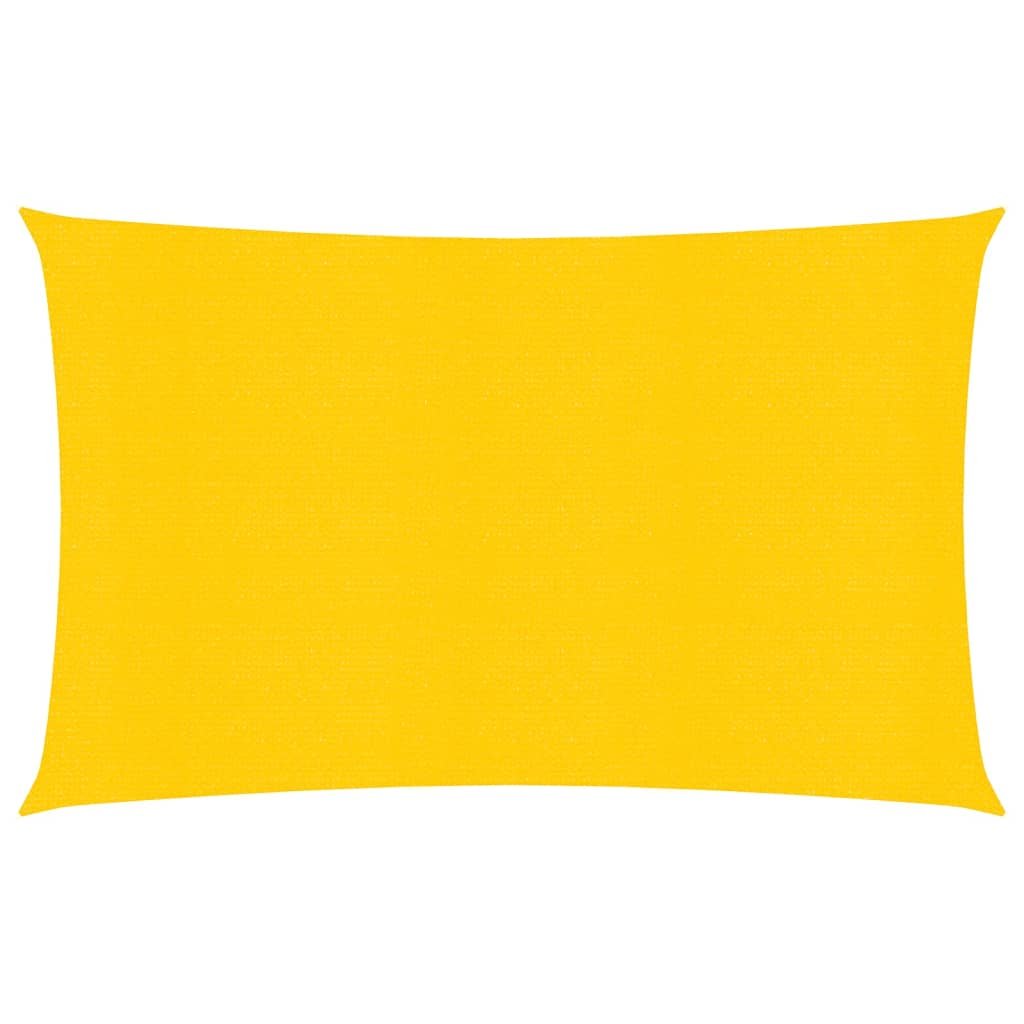 vidaXL Lumarko Żagiel przeciwsłoneczny, 160 g/m, żółty, 2x4 m, HDPE! 311559