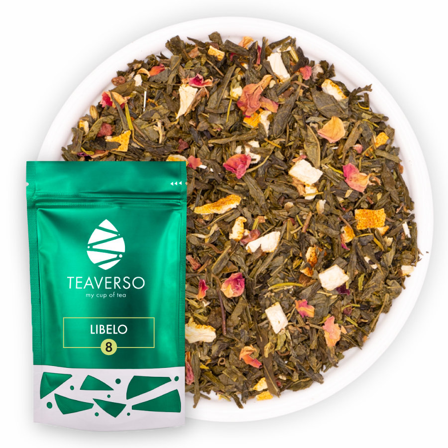 Herbata zielona z dodatkiem konopii LIBELO 100 g