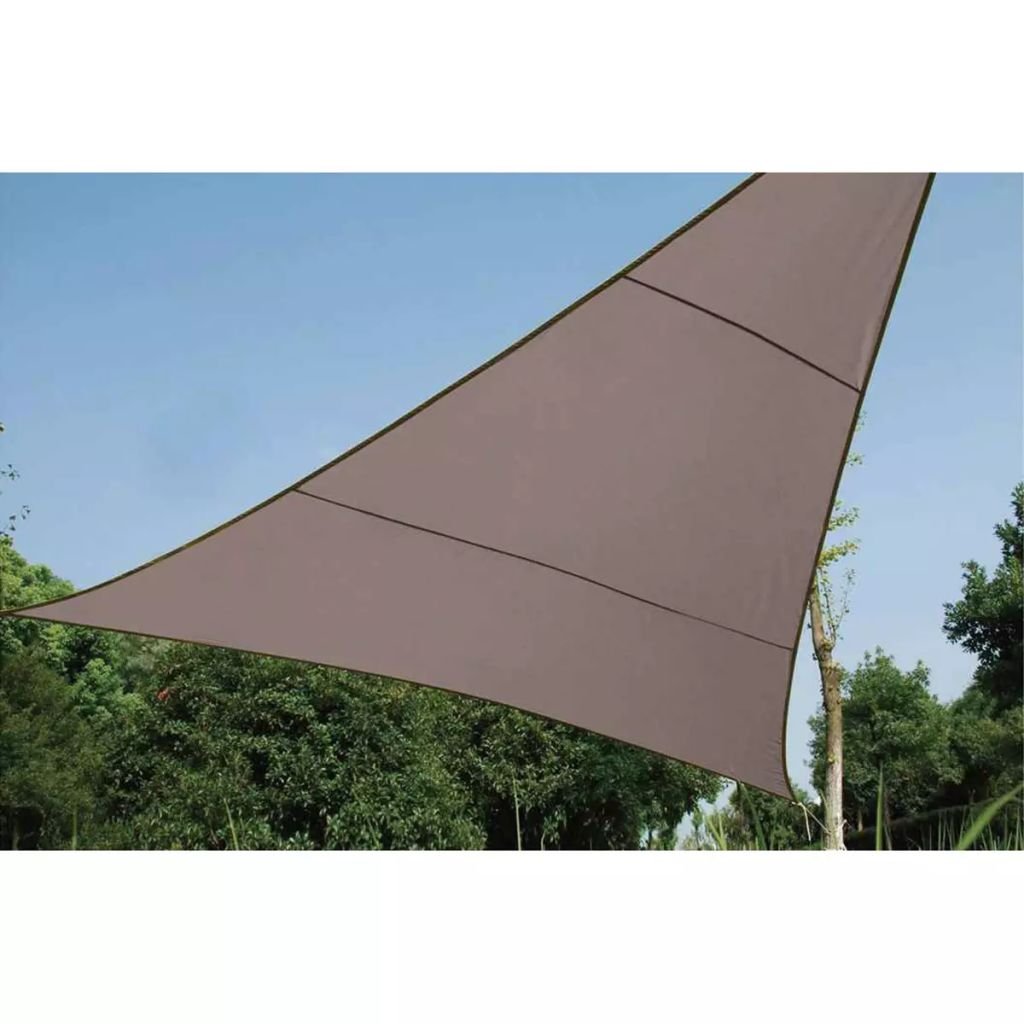 Velleman Perel Żagiel przeciwsłoneczny, trójkątny, 5 m, szarobrązowy, GSS3500TA