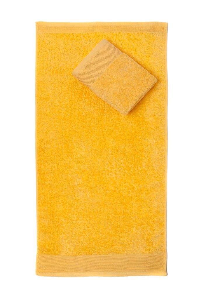 Faro Ręcznik AQUA 50x100 Frotte Żółty 500g WYPRZEDAŻ FAO012