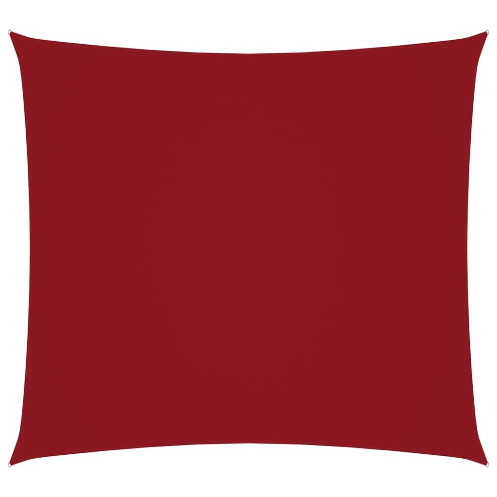 vidaXL Kwadratowy żagiel ogrodowy, tkanina Oxford, 4,5x4,5m, czerwony 135635