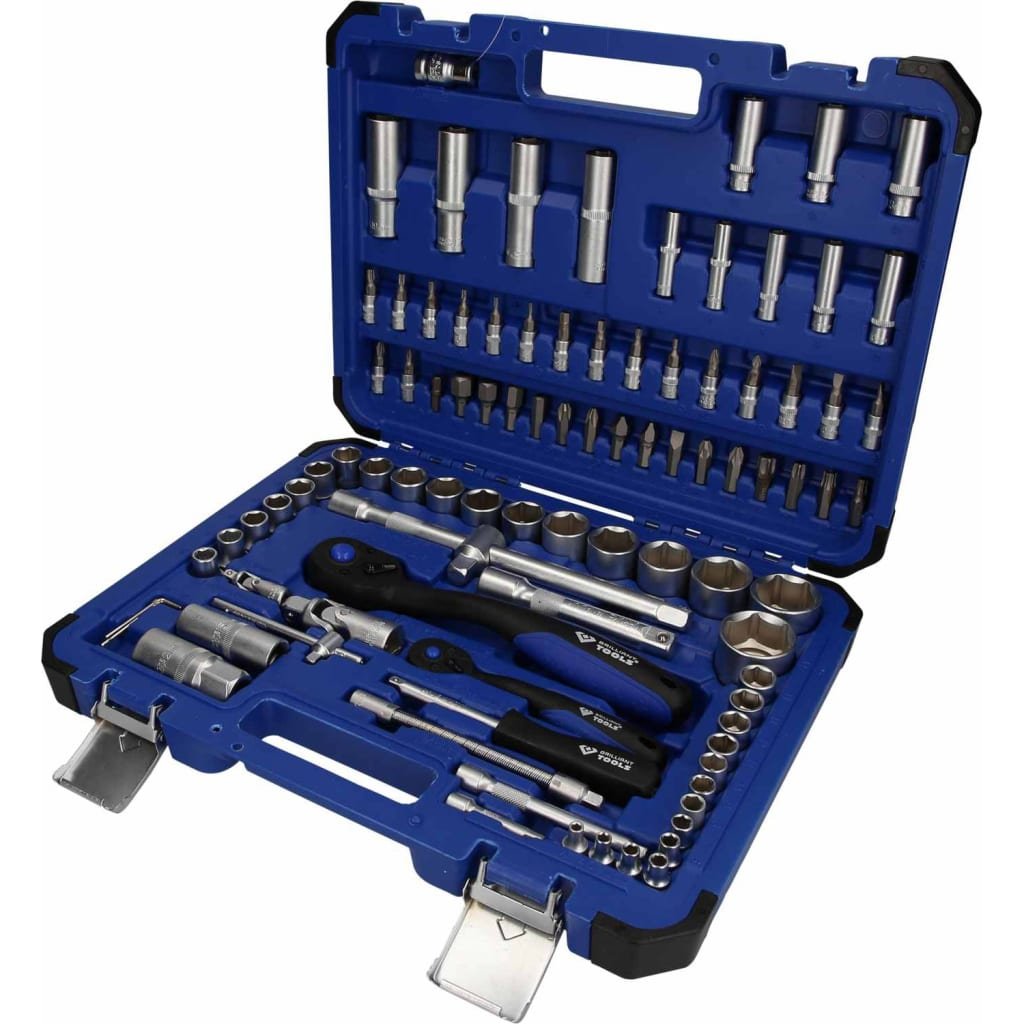 BRILLIANT TOOLS 93-częściowy zestaw kluczy nasadowych 1/4