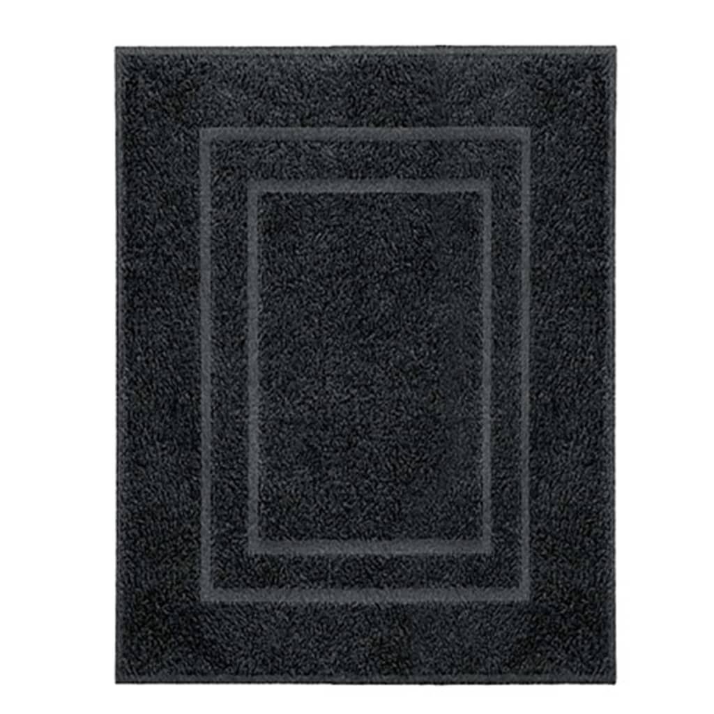 Kleine Wolke Dywanik łazienkowy Plaza, 60x80 cm, czarny Spits Wallcoverings