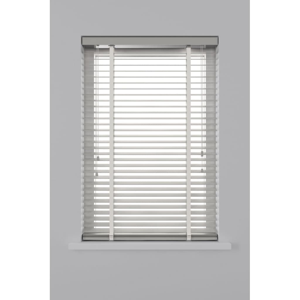 Trendiy Decosol Żaluzje drewniane, 50 mm, 100 x 130 cm, białe