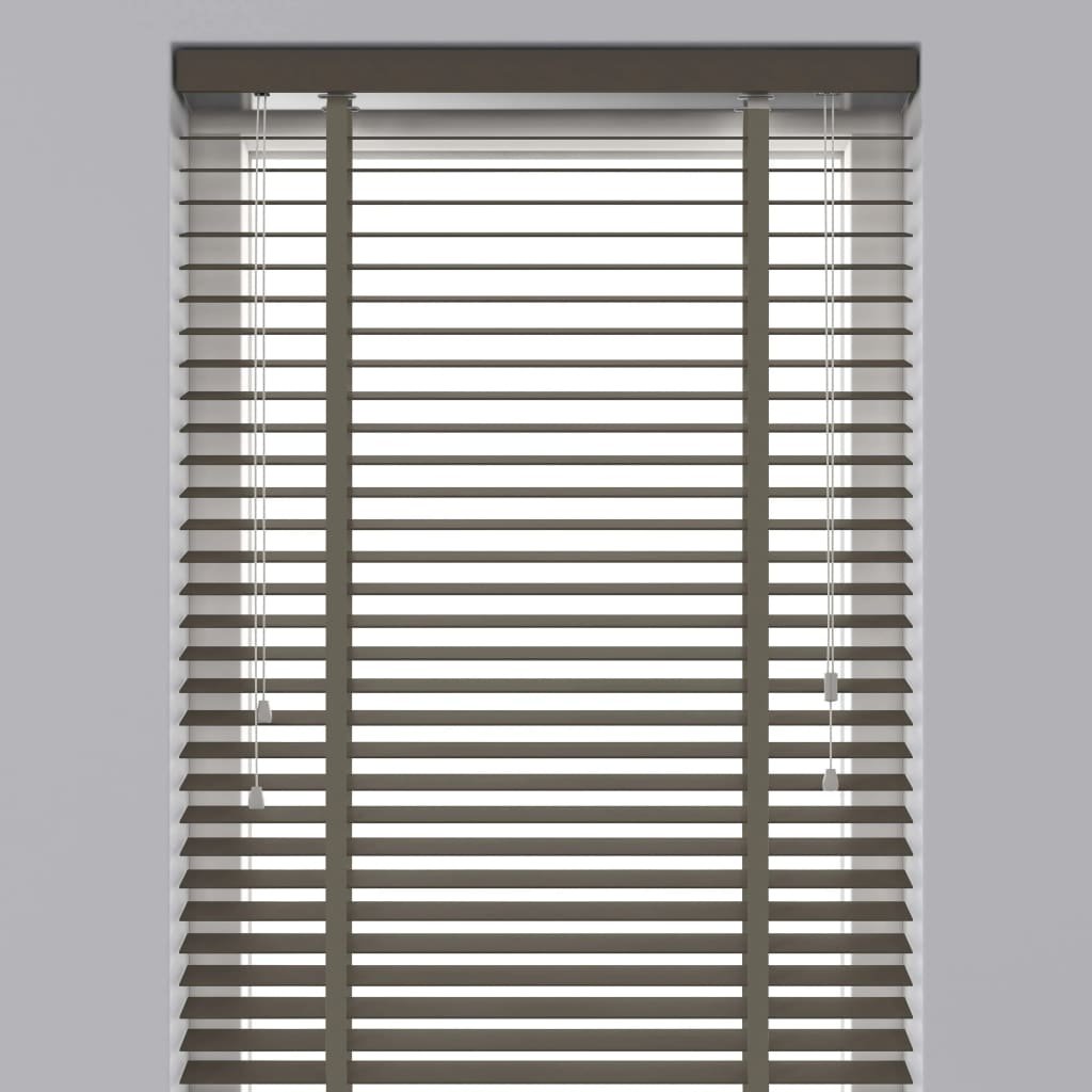 Trendiy Decosol Żaluzje drewniane, 50 mm, 80x180 cm, taupe