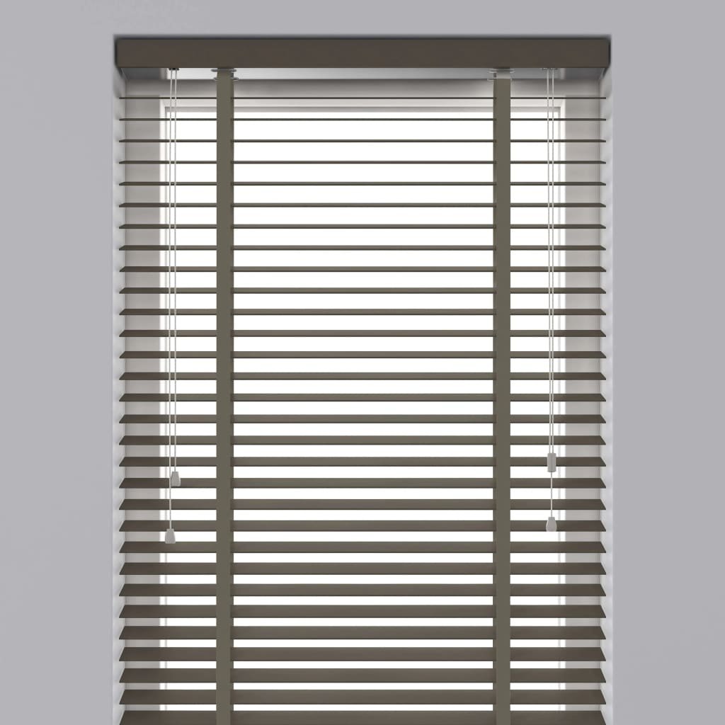 Trendiy Decosol Żaluzje drewniane, 50 mm, 100x130 cm, taupe