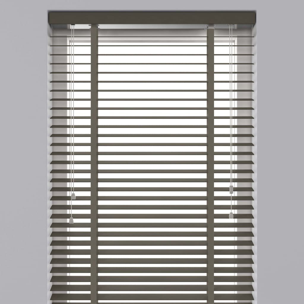 Trendiy Decosol Żaluzje drewniane, 50 mm, 60 x 130  cm, taupe