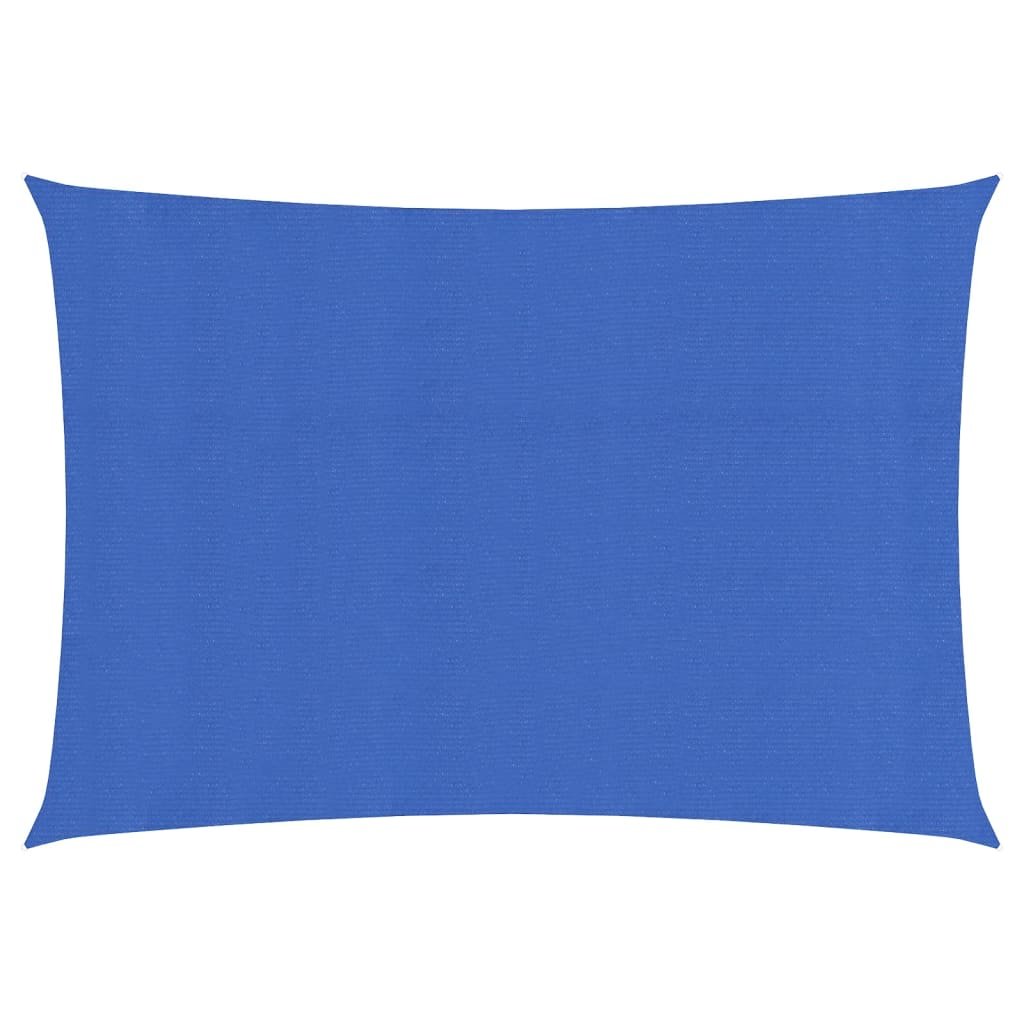 vidaXL Żagiel przeciwsłoneczny, 160 g/m, niebieski, 2x4 m, HDPE 311504