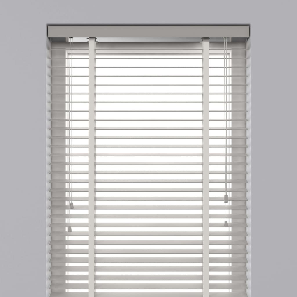 Trendiy Decosol Żaluzje drewniane, poziome, 50 mm, 80 x 130  cm, białe