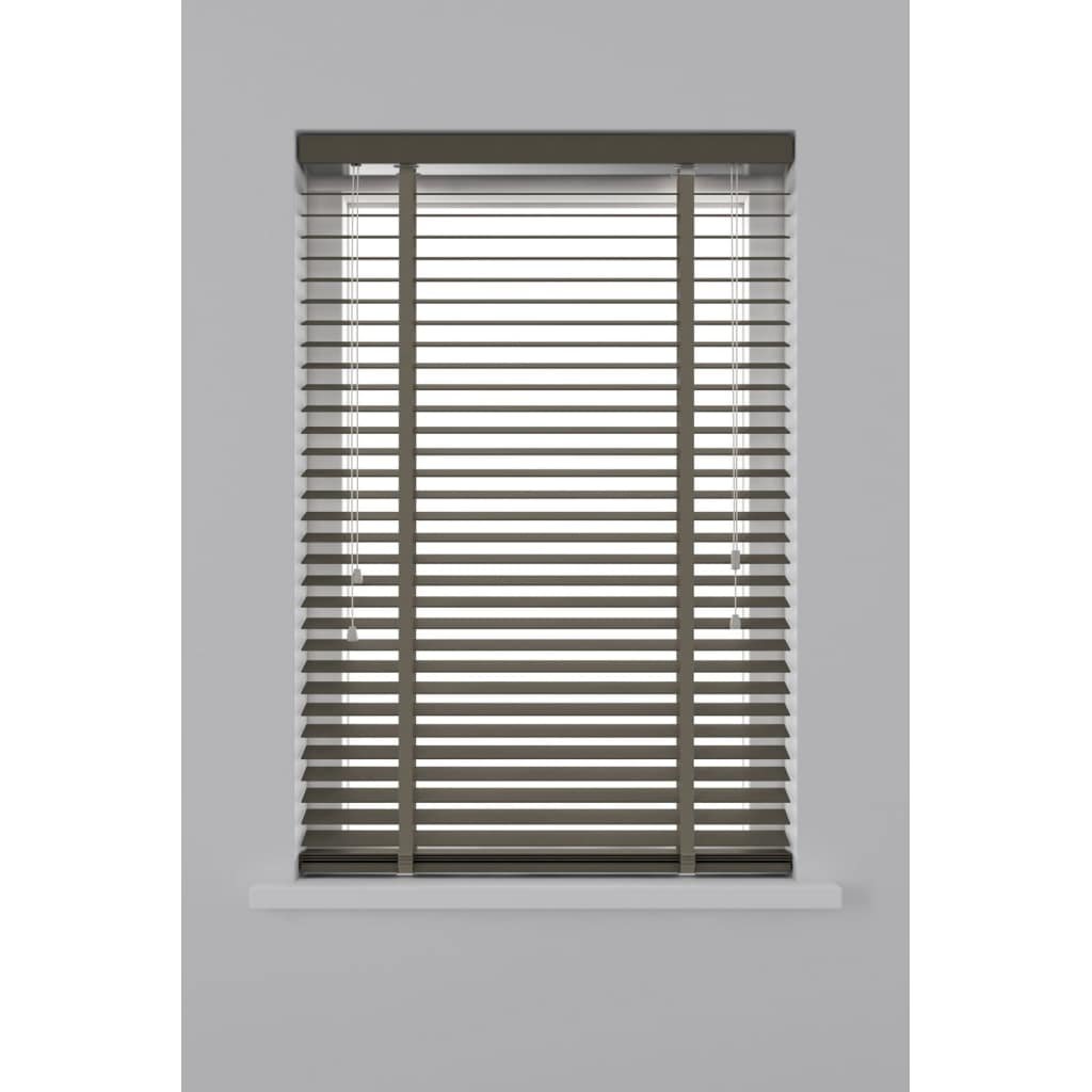 Trendiy Decosol Żaluzje drewniane, poziome, 50 mm, 140x180 cm, taupe 8711439310425