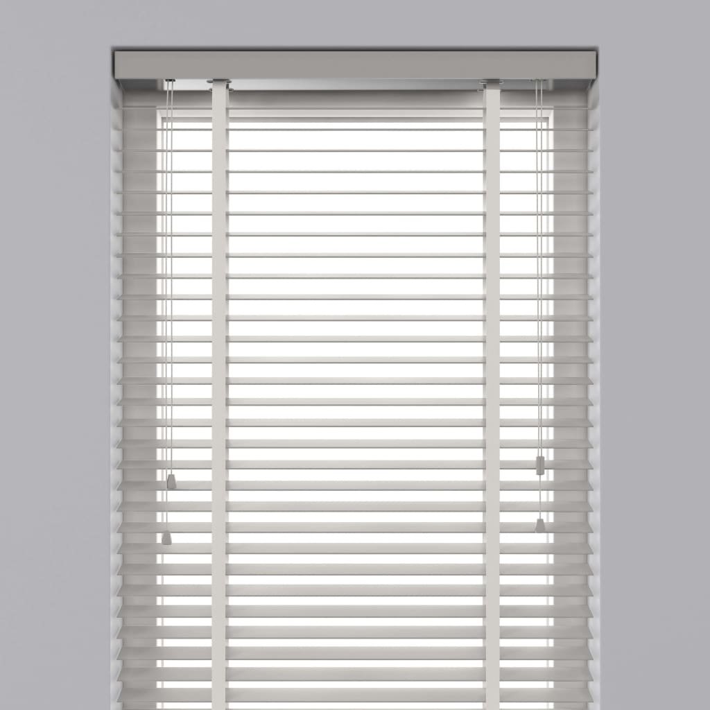 Trendiy Decosol Żaluzje drewniane, 50 mm, 60 x 130  cm, białe