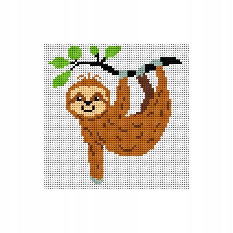 Ariadna, kanwa z nadrukiem leniwiec 1047