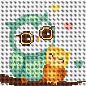 Ariadna, kanwa z nadrukiem sówki 1041