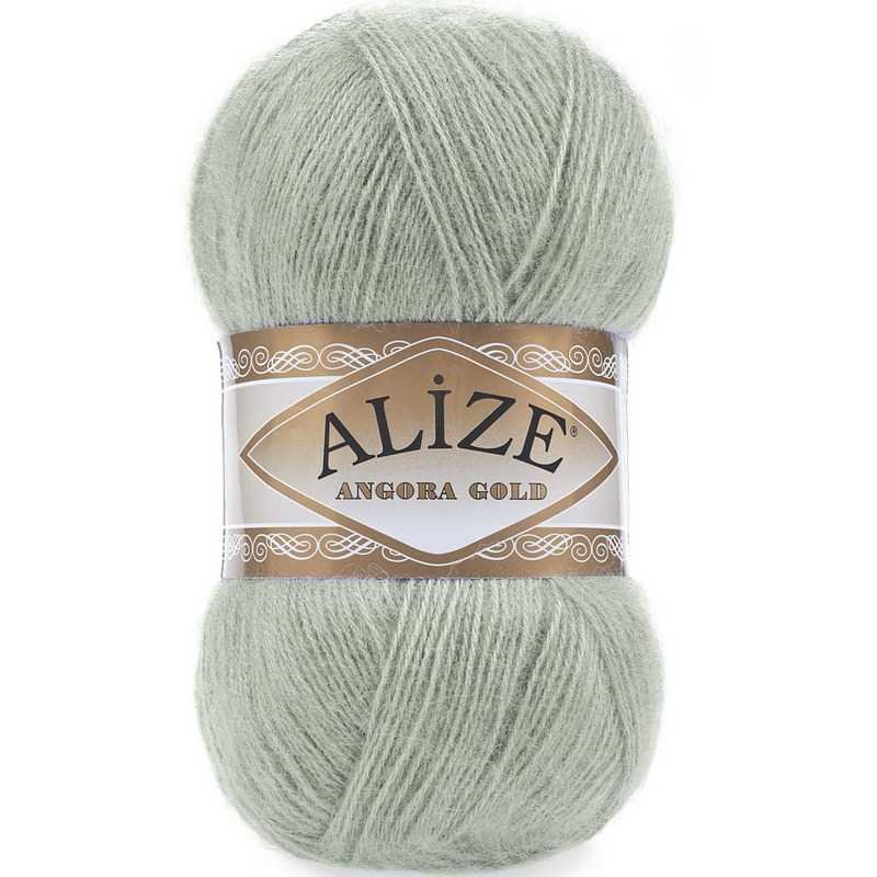 Alize, włóczka Angora Gold 515, morska zieleń