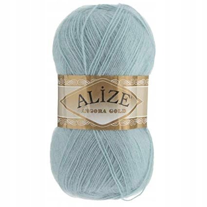 Alize, włóczka Angora Gold 514, seledynowy