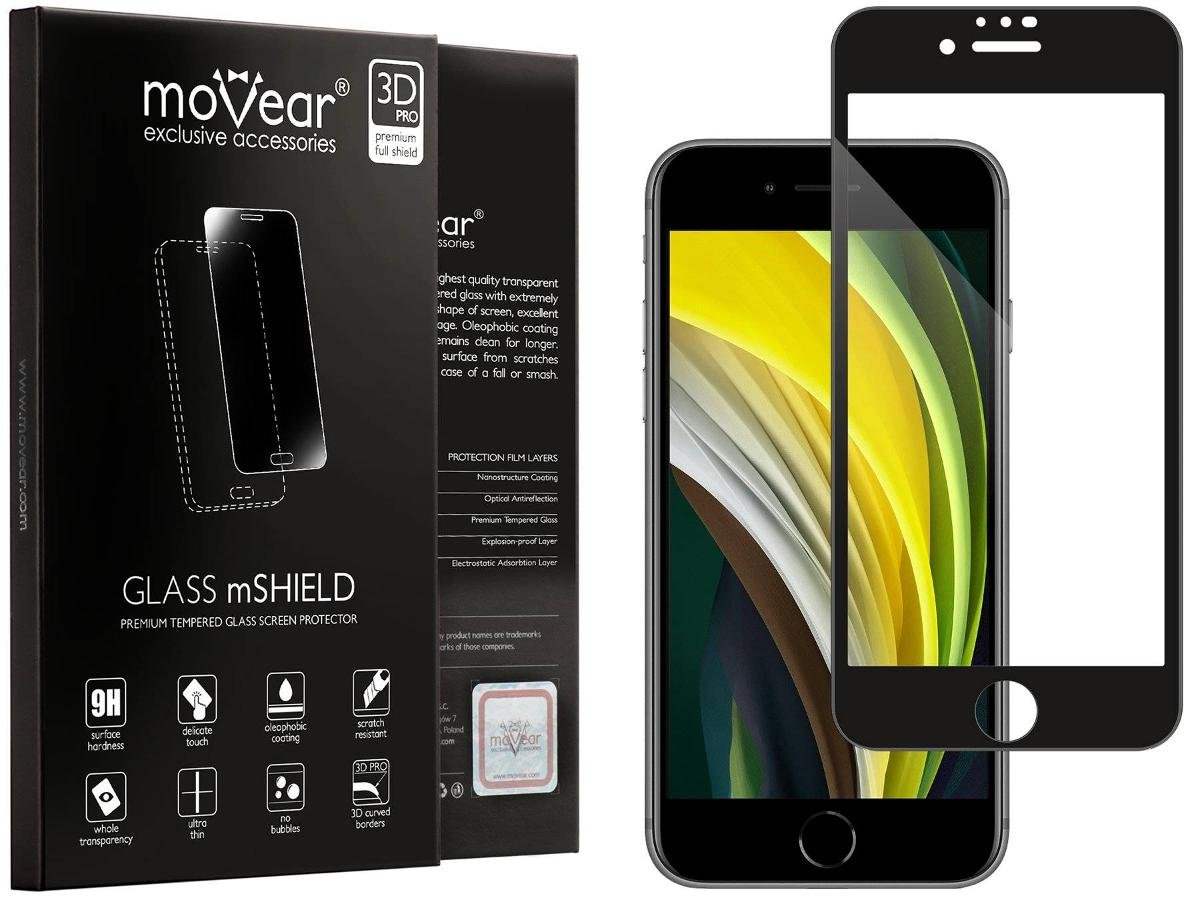 moVear 3D PRO-E - Szkło hartowane do Apple iPhone SE (2022 / 2020) / 8 / 7 (4.7