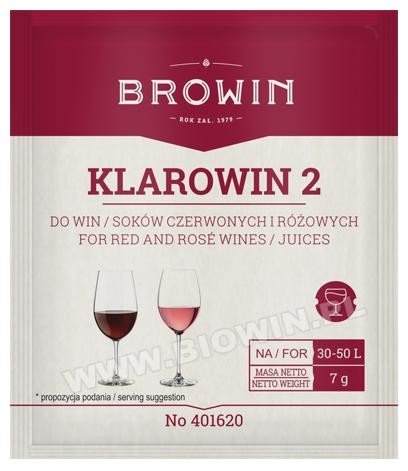 Browin Żelatyna do klarowania win i soków 7g, marki zelatyna