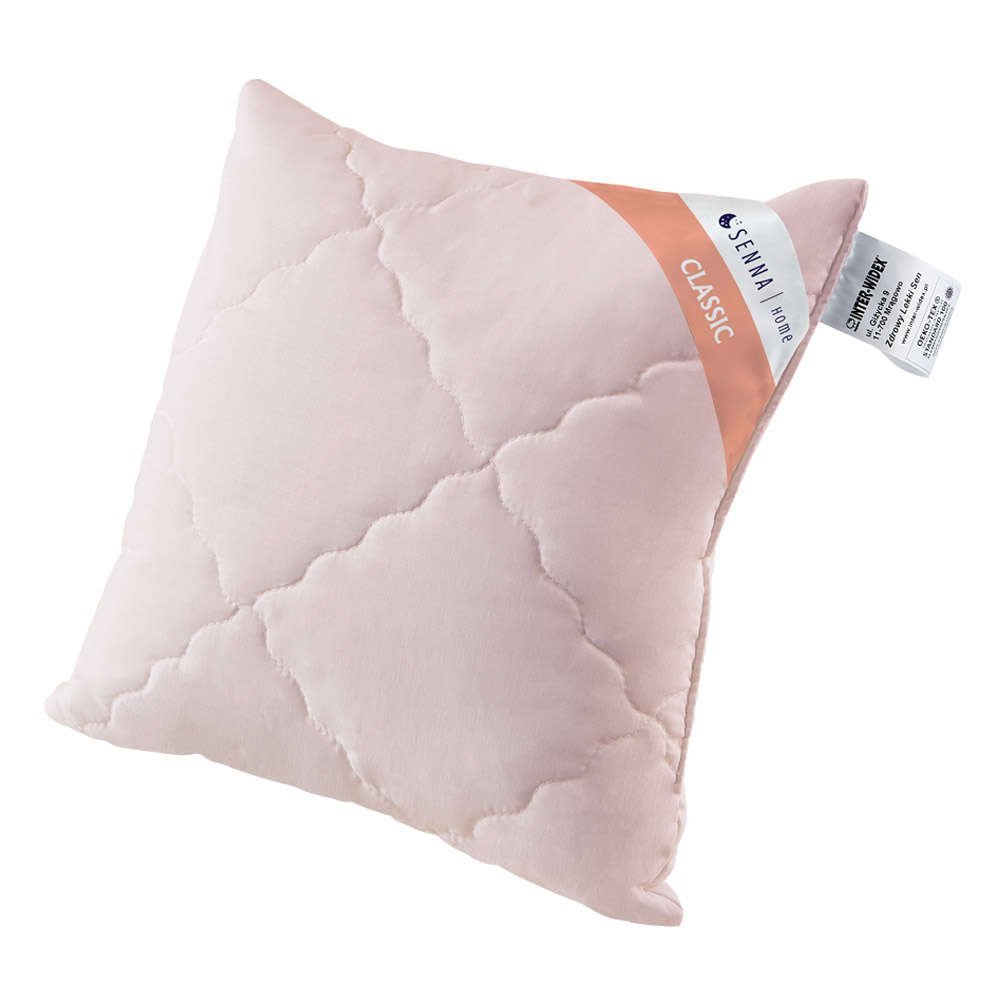 Inter Widex Sp. z o. o. Poduszka 40×40 CLASSIC COMFORT Antyalergiczna Róż 1213542